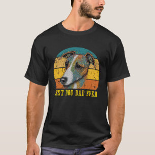 Vintage Best Dog Dad Ever Sunset Retro Italian dog T-Shirt
