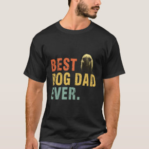 Vintage Best Dog Dad Ever T Shirt Afghan Hound Shi