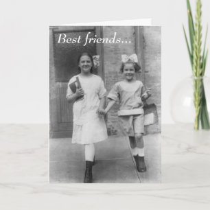 Vintage - Best Friends, Card