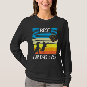 Vintage Best Fur Dad Ever Happy Cat Day Father Son T-Shirt