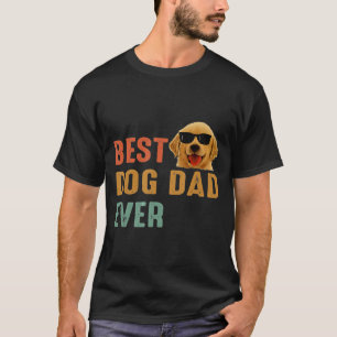 Vintage - Best Golden Retriever Dog Dad Ever Puppy T-Shirt