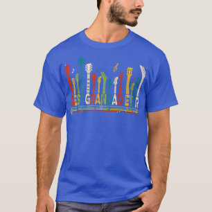 Vintage Best Grandad Ever Daddy Guitar Fathers Day T-Shirt