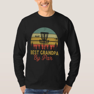 Vintage Best Grandpa By Par Disc Golf Gift Dad Fat T-Shirt