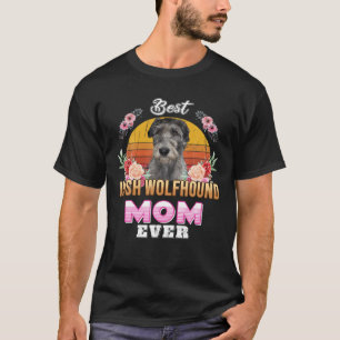 Vintage Best Irish Wolfhound Mom Ever Mothers Day T-Shirt