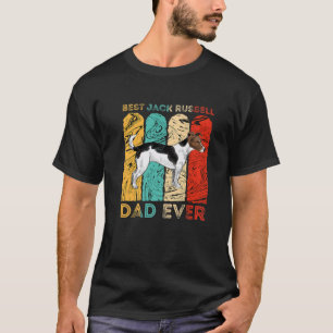 Vintage Best Jack Russel Dad Ever Father Day For D T-Shirt