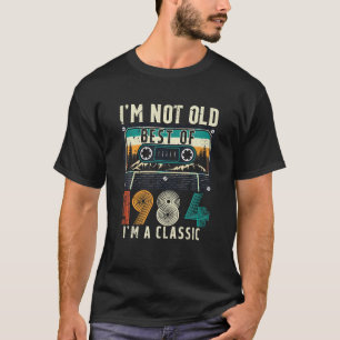 Vintage Best Of 1984 Cassette Tape 40th Birthday T-Shirt
