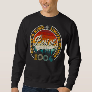Vintage Best Of 2004 18th Birthday For 18 Years O Sweatshirt