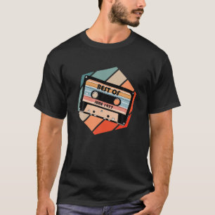 Vintage Best of June 1977 Cassette Retro Birthday T-Shirt