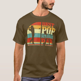 Vintage Best POP By Par Disc Golf Gifts Dad Father T-Shirt