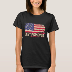 Vintage Best Pop Ever American Flag T-Shirt