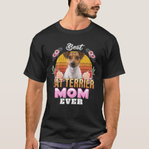 Vintage Best Rat Terrier Mum Ever Mothers Day For T-Shirt