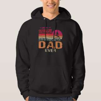 Vintage Best Snowboard Dad Ever  Father's Day Hoodie