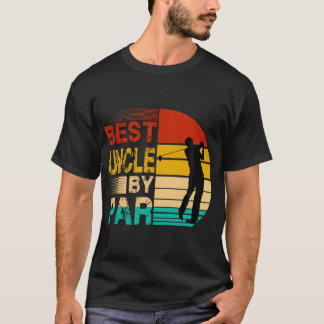 Vintage Best Uncle By Par Golf Lover For Golfer Fu T-Shirt