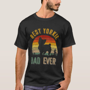 Vintage Best Yorkie Dad Ever 618 T-Shirt