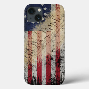 Vintage Betsy Ross American Flag iPhone 13 Case