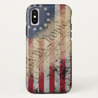 Vintage Betsy Ross American Flag iPhone X Case