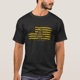 Vintage Betsy Ross Flag 13 Colonies Gadsden Flag S T-Shirt