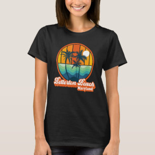 Vintage Betterton Beach Maryland Summer 90s Beach  T-Shirt