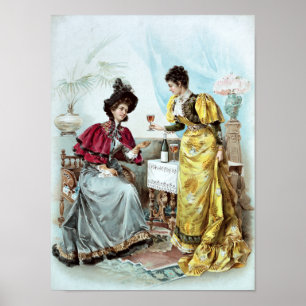 Vintage Beverage Advertisement Poster