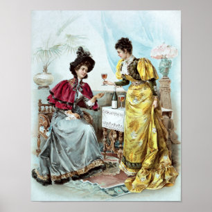 Vintage Beverage Advertisement Poster