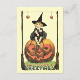 Vintage Bewitching Halloween Invitation