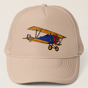Vintage Bi-Plane Trucker Hat