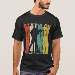 Vintage Biathlon Retro Biathlete  T-Shirt