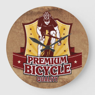 Vintage Bicycle 10 Clock Options