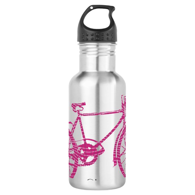 Vintage Bicycle 710 Ml Water Bottle (Front)