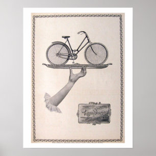 Vintage Bicycle Advertising Poster