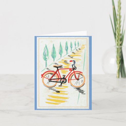 bicycle vintage classic cards