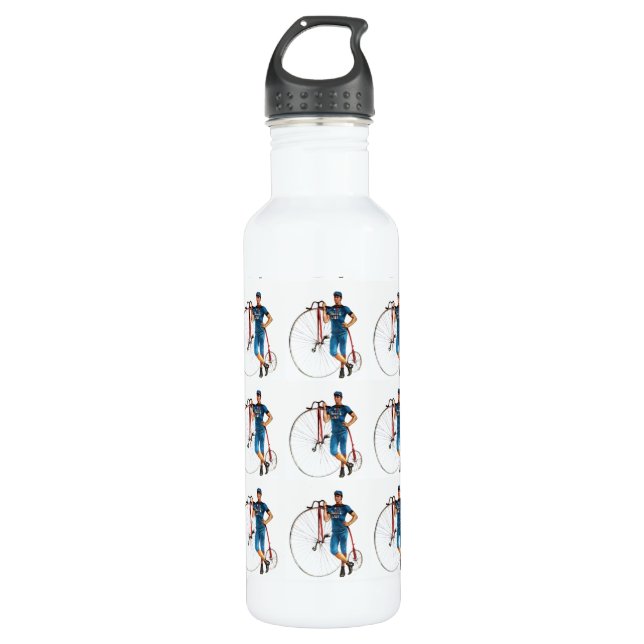 Vintage Bicycle Championship 710 Ml Water Bottle (Front)