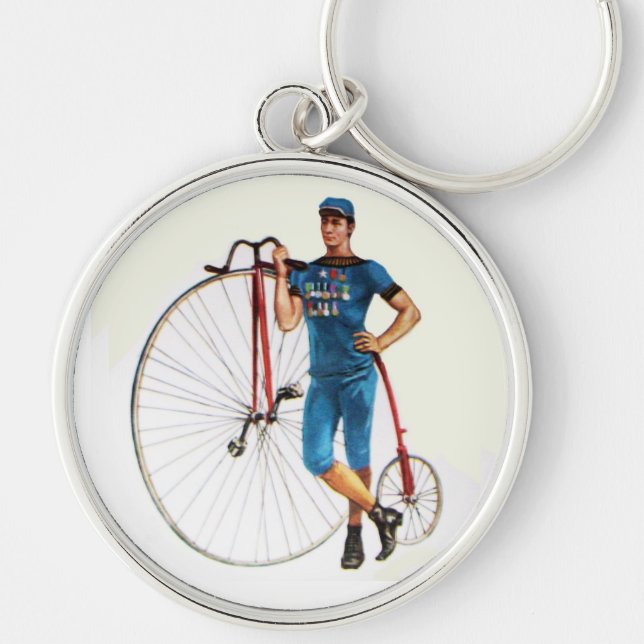 Vintage Bicycle Championship Key Ring (Front)