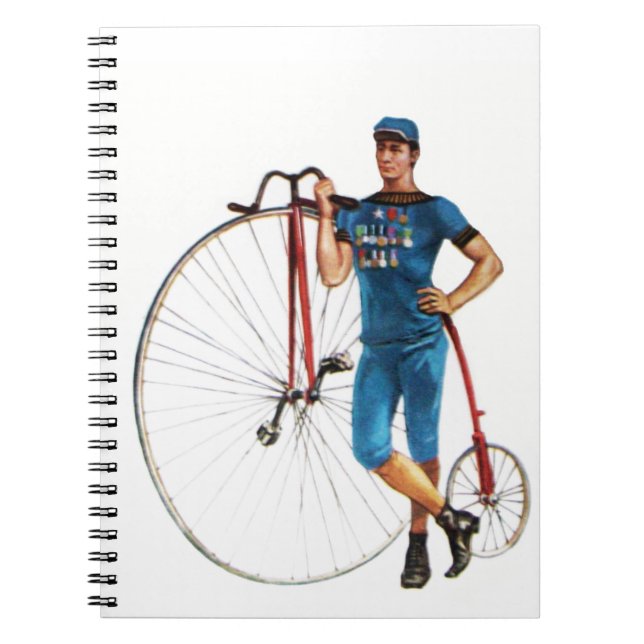 Vintage Bicycle Championship Notebook (Front)