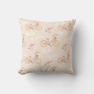 Vintage Bicycle Charm Cushion
