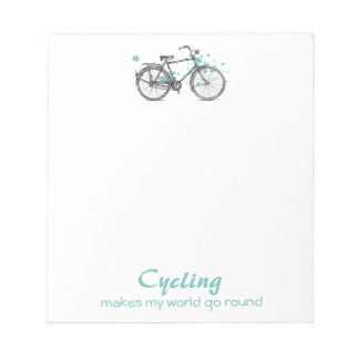 Vintage Bicycle Drawing Notepad