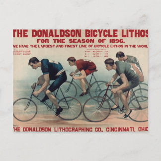 Vintage Bicycle Gift ideas for Cycle fans Postcard