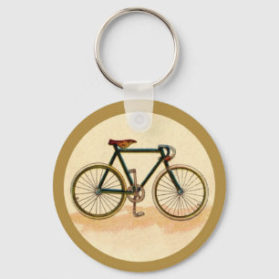 Vintage Bicycle Key Ring