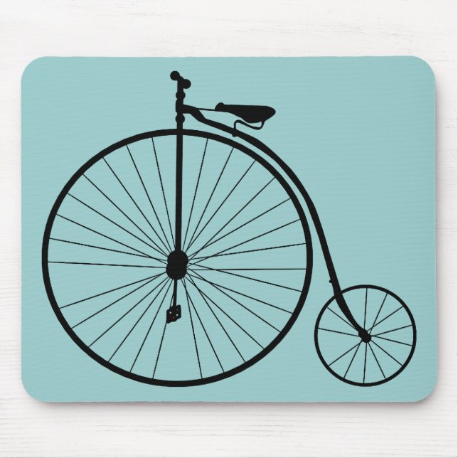 Vintage Bicycle Mouse Mat (Front)