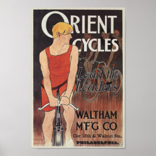 Vintage Bicycle Orient Cycles Ad Art Poster