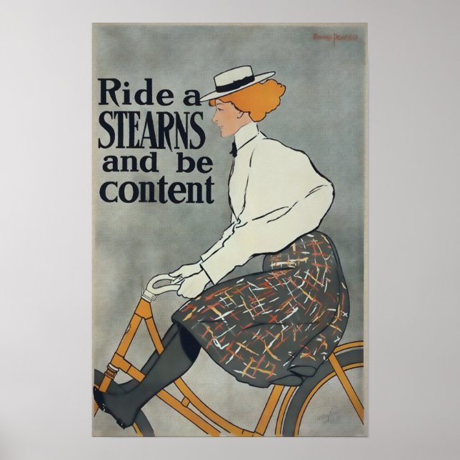 Vintage Bicycle Poster (Front)