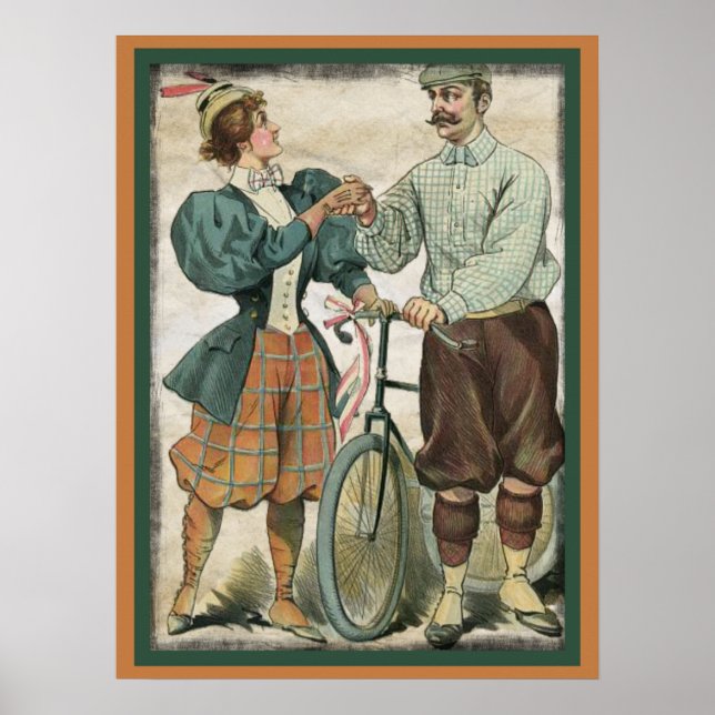 Vintage Bicycle Poster (Front)