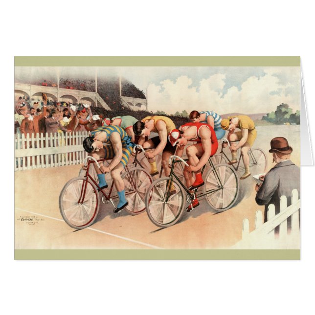 Vintage Bicycle Race Poster Art (Front Horizontal)
