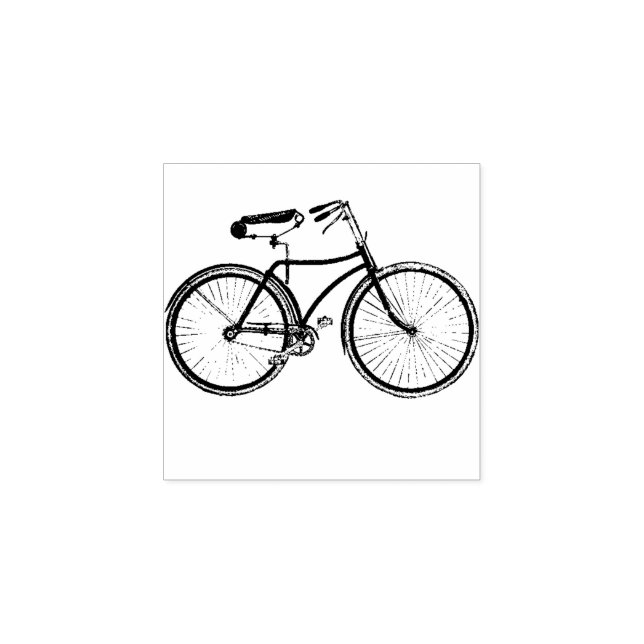 Vintage Bicycle Rubber Stamp  (Imprint)