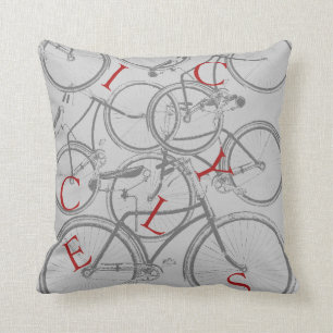Vintage Bicycles Cushion