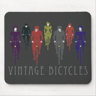 Vintage bicycles mouse mat