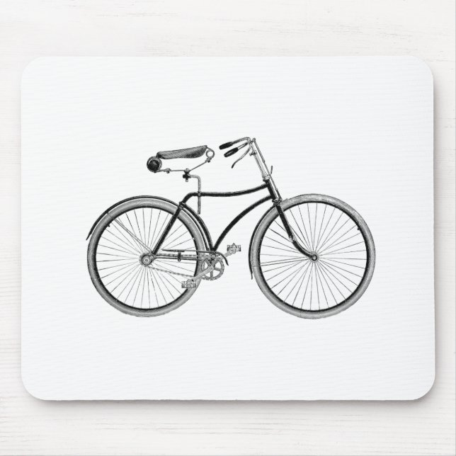 Vintage Bicycles Mouse Mat (Front)