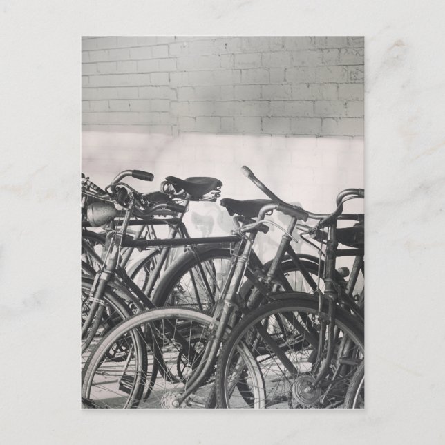 Vintage Bicycles Postcard (Front)