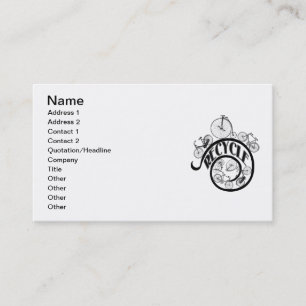 Vintage Bicycles Recycle Apparel and Gifts Business Card