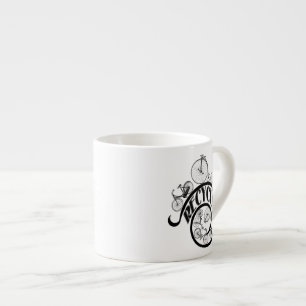 Vintage Bicycles Recycle Apparel and Gifts Espresso Cup